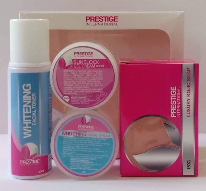 Prestige Whitening facial set - maintenance set (Blue box) - My Care Kits