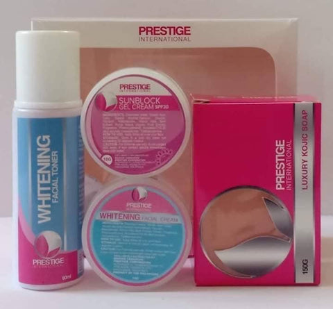 Prestige Whitening facial set - maintenance set  (Blue box)