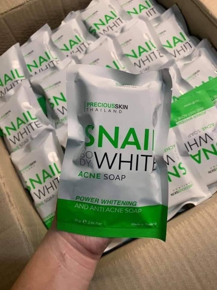 Snail White Acne Soap from Thailand - My Care Kits