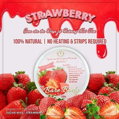 Bare body Sugaring cold Wax strawberry 200g