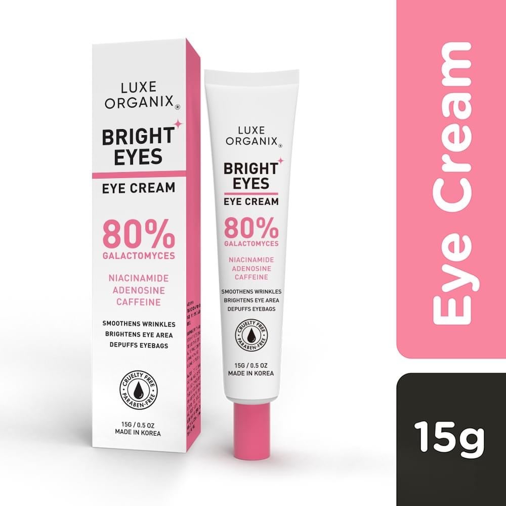 Luxe Organix Bright Eyes Eye Cream - 15g - My Care Kits