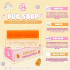 G21 Kojic Papaya Honey Oatmeal Soap - Duo Soap - My Care Kits