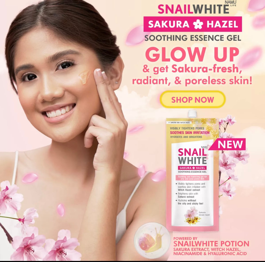 Snailwhite - Sakura Hazel Soothing Essence Gel 20ml - My Care Kits