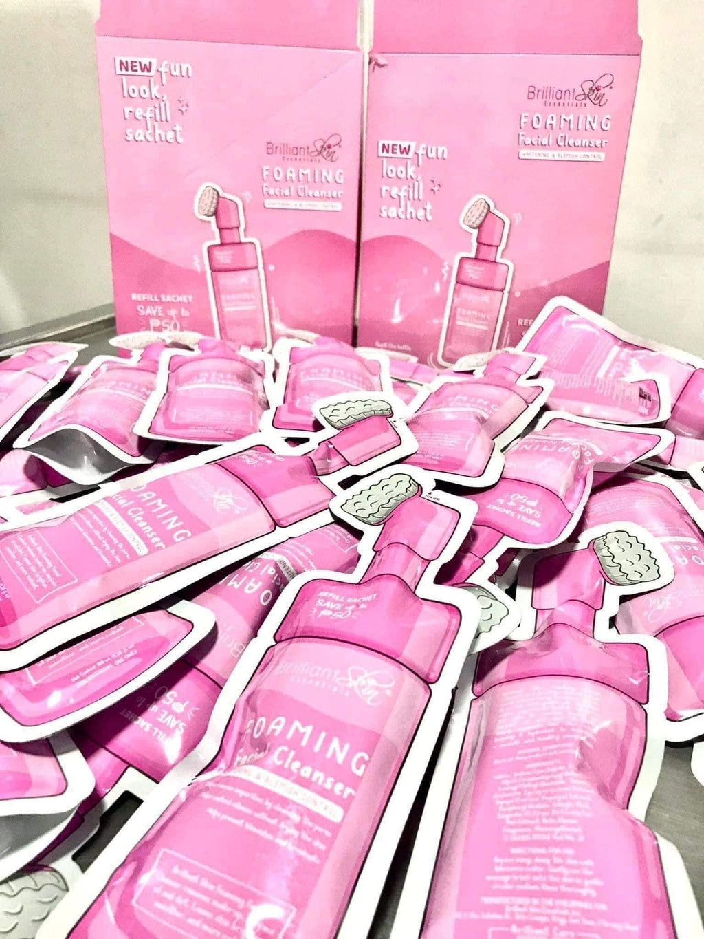 Brilliant Skin - Foaming Facial Cleanser Refill Sachet 100ml - My Care Kits