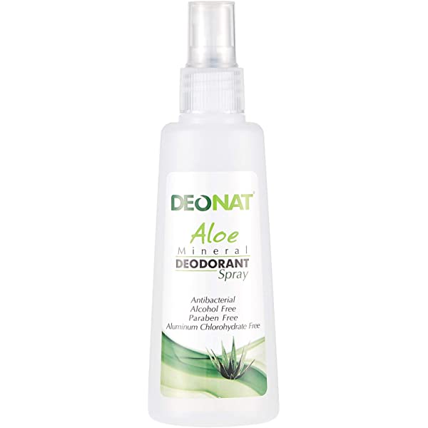 DEONAT Mineral Deodorant - SPRAY 100ml - ALOE ( green )