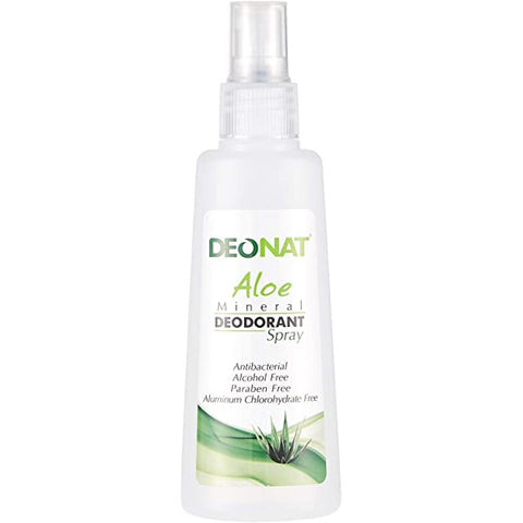 DEONAT Mineral Deodorant - SPRAY 100ml - ALOE ( green )