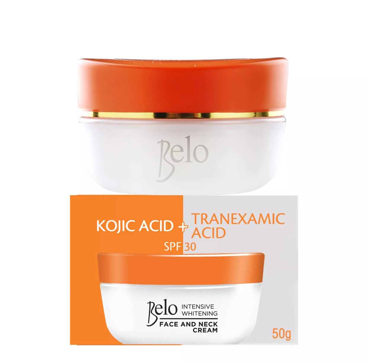 Belo Intensive Whitening Face & Neck Cream - Kojic Acid + Tranexamic Acid SPF30 - 50g - My Care Kits