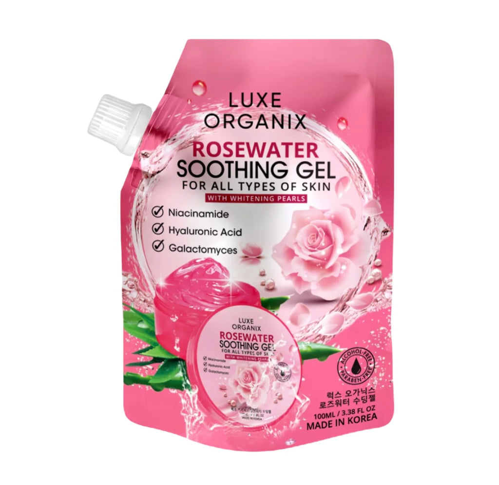 Luxe Organix Rose Water Soothing Gel 100ml - My Care Kits