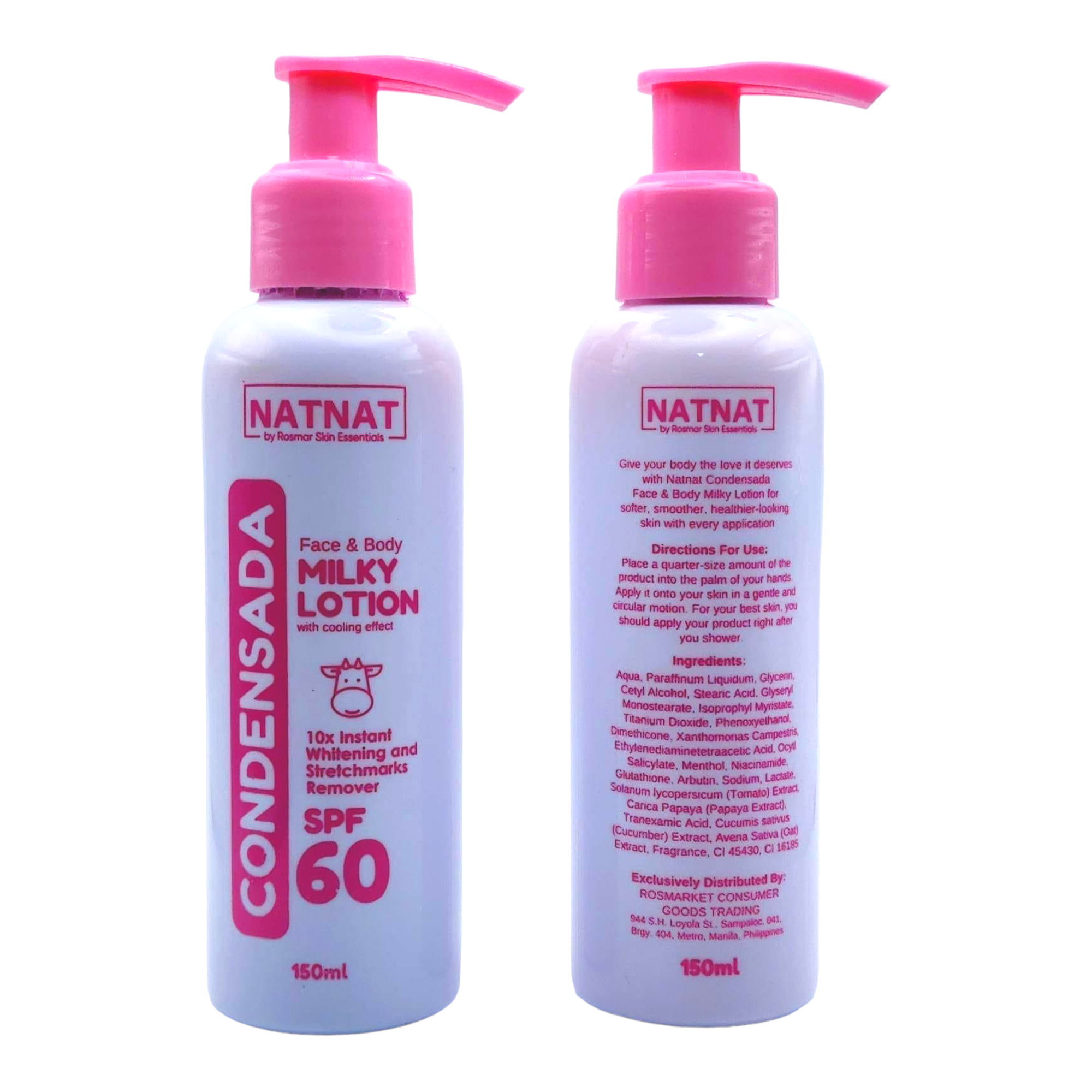 NATNAT - Condensada Face and Body Milky Lotion SPF 60 - 150 ml