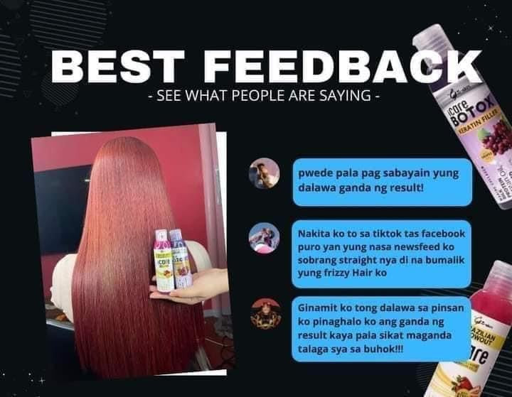 iCare BOTOX Keratin Filler 100ml - My Care Kits