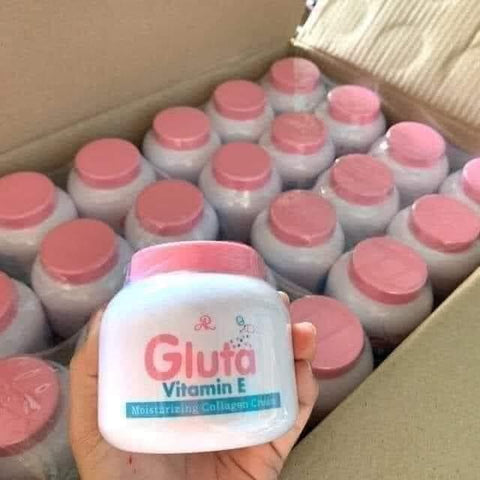 AR Gluta Vitamin E Moisturizing Collagen Cream (pink lid)