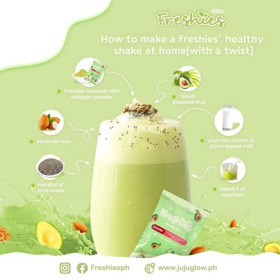 Juju Glow - Freshies Avocado Milk 10 x 21g - My Care Kits