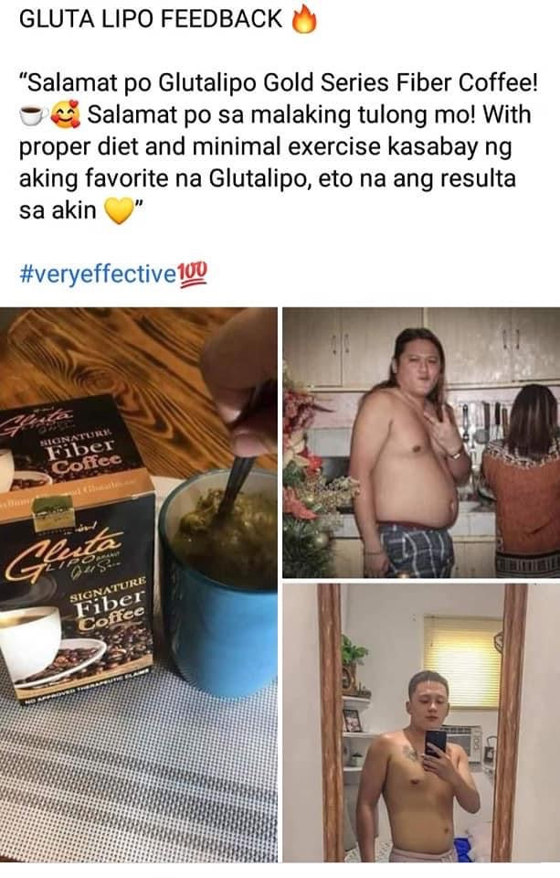 Gluta Lipo Gold series Signature Fiber Coffee Mix drink - My Care Kits