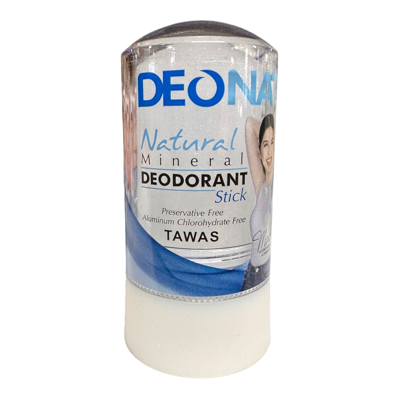 DEONAT Mineral Deodorant Stick Tawas 60g - NATURAL - ( Blue )