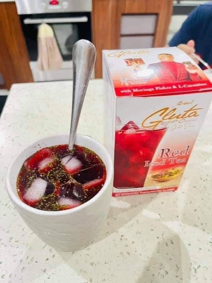 Gluta Lipo Gold Series - RED ICED TEA - 10 sachet - My Care Kits