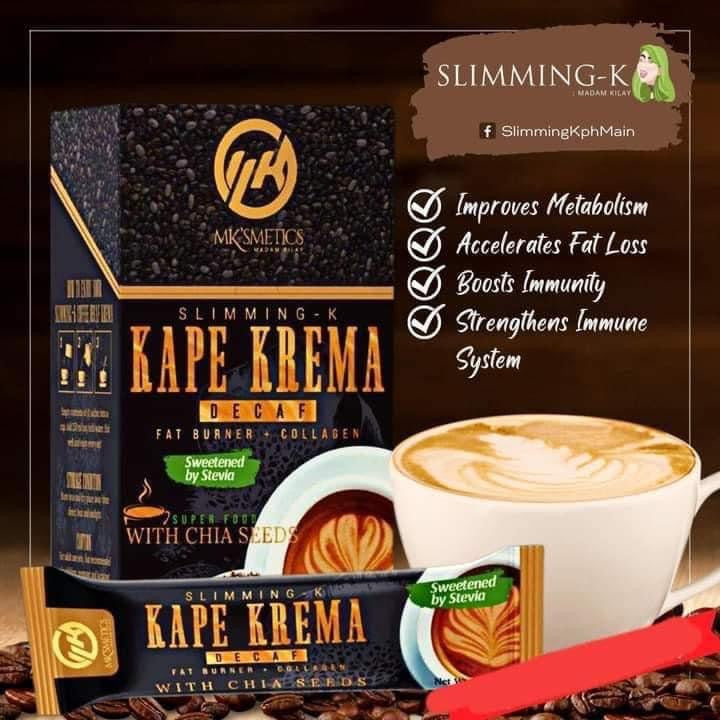 MKSmetics - Kape Krezma Decaf with Chia Seeds 10x21g - My Care Kits