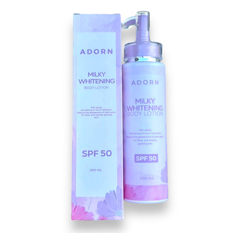 Calm Skin Adorn - Milky Whitening Body Lotion SPF 50 - 200 ml
