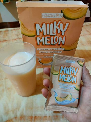 Rosmar - Milky Melon Gluta Collagen Drink with Vit C 10 x 18g