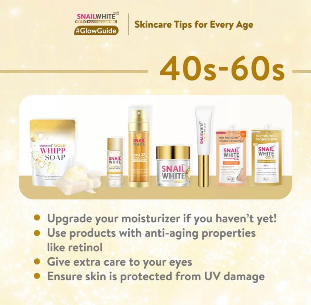 SnailWhite Gold Anti-Aging Day Cream SPF 30 - sachet 7 ml - My Care Kits