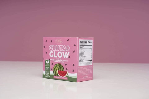 Mistique Gluta+ Glow Watermelon Drink - 2500mg Reduced L-Glutathione , Vitamin C and Alpha Lipoic Acid ,