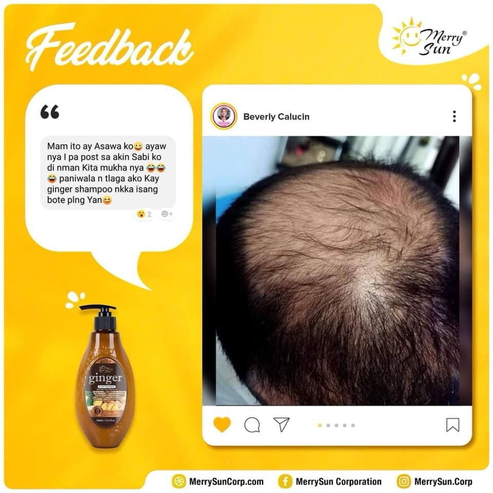 Merry Sun Ginger Scalp Treatment Anti-Hair Loss Shampoo - 400ml - My Care Kits