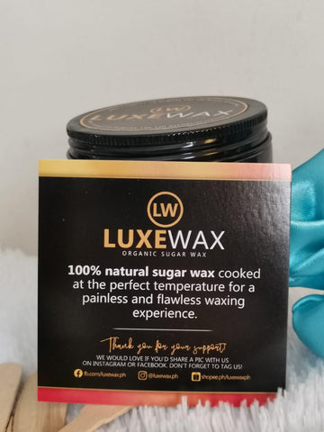 Luxe Wax - Organic Sugar Wax - 250ml - 1 Set