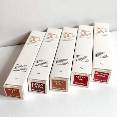 Luxe Cosmetics - Soft Matte Lip Creams – My Care Kits