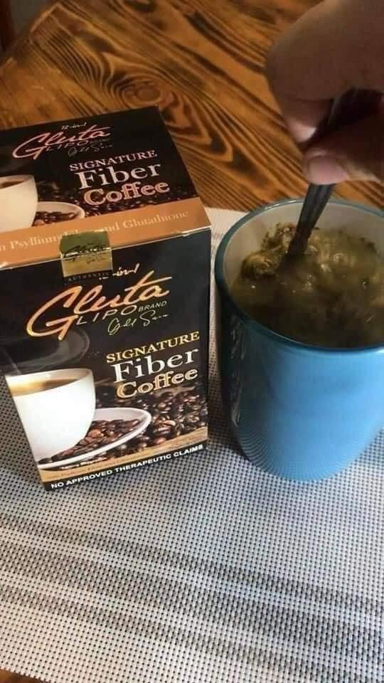 Gluta Lipo Gold series Signature Fiber Coffee Mix drink - My Care Kits
