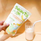 Dear Face - Beauty Milk Premium Japanese Collagen Drink MELON - 10 x 18g - My Care Kits