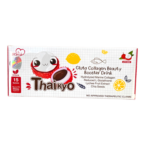Aishi Thaikyo - Gluta Collagen Beauty Booster Drink 15 x 18g - LYCHEE
