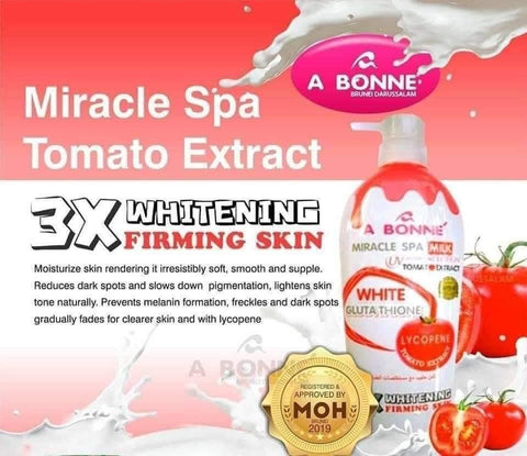 A Bonne Miracle Spa Milk Whitening Lotion - TOMATO Extract