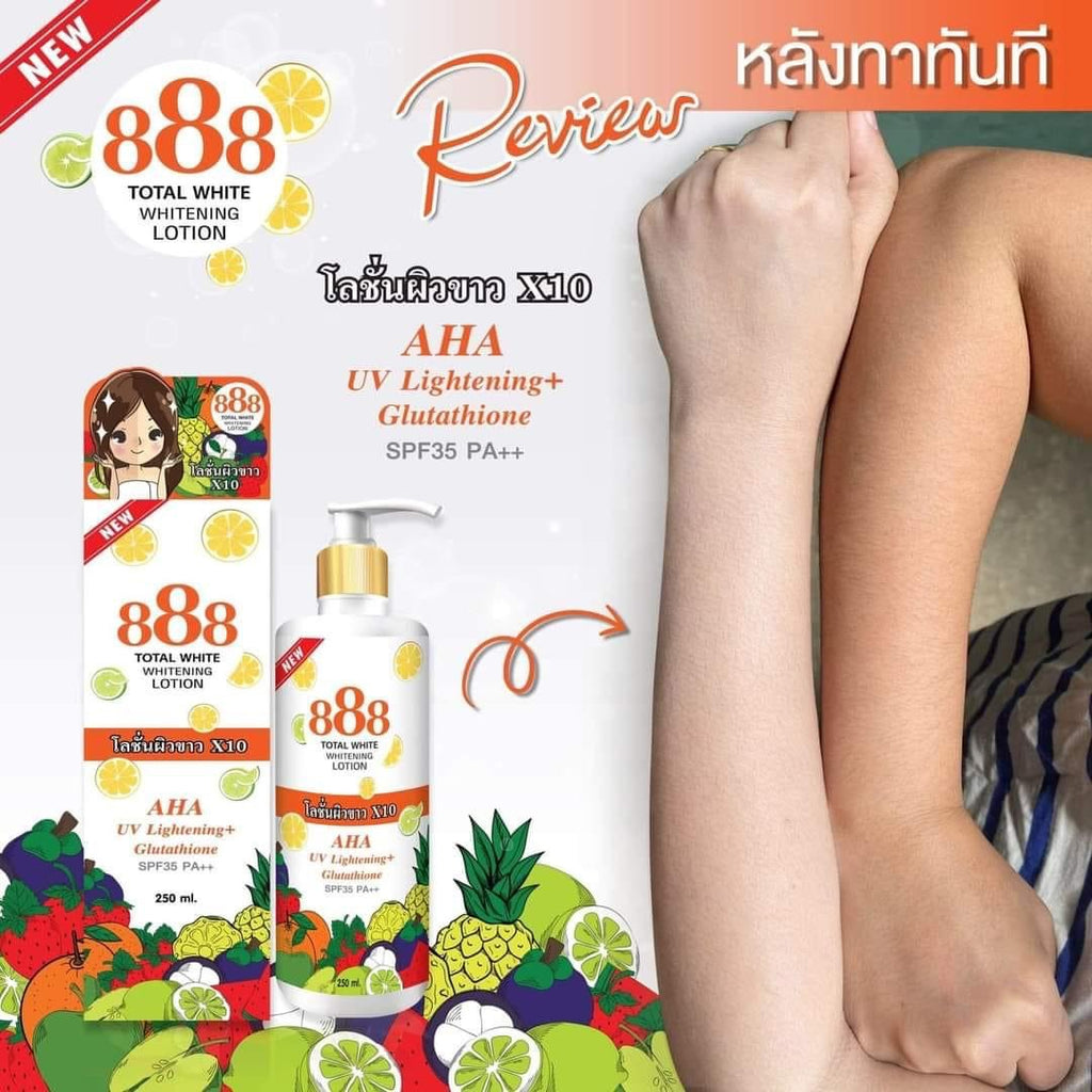 888 Total White Whitening Lotion SPF 35 - My Care Kits