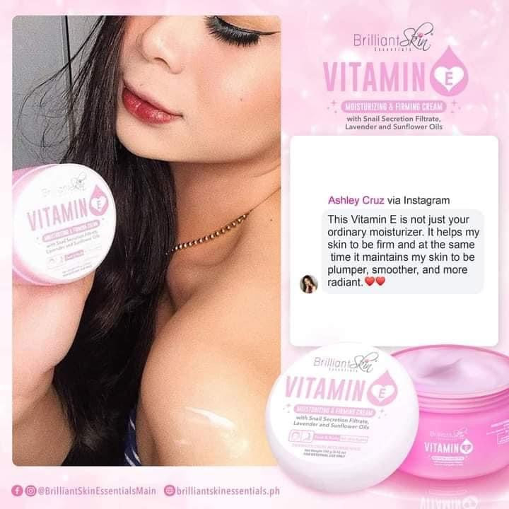 Brilliant Skin Essentials Vitamin E Moisturizing and Firming Cream 100g - My Care Kits