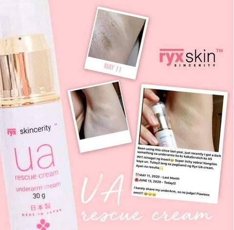 Ryx UA Rescue Cream 30g | Japan Made | Rxyskincerity underarm  Cream 30g