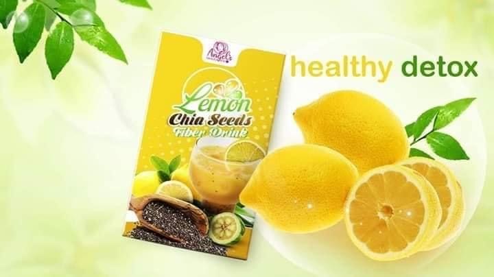 Lemon Chia Seeds Fiber Drink