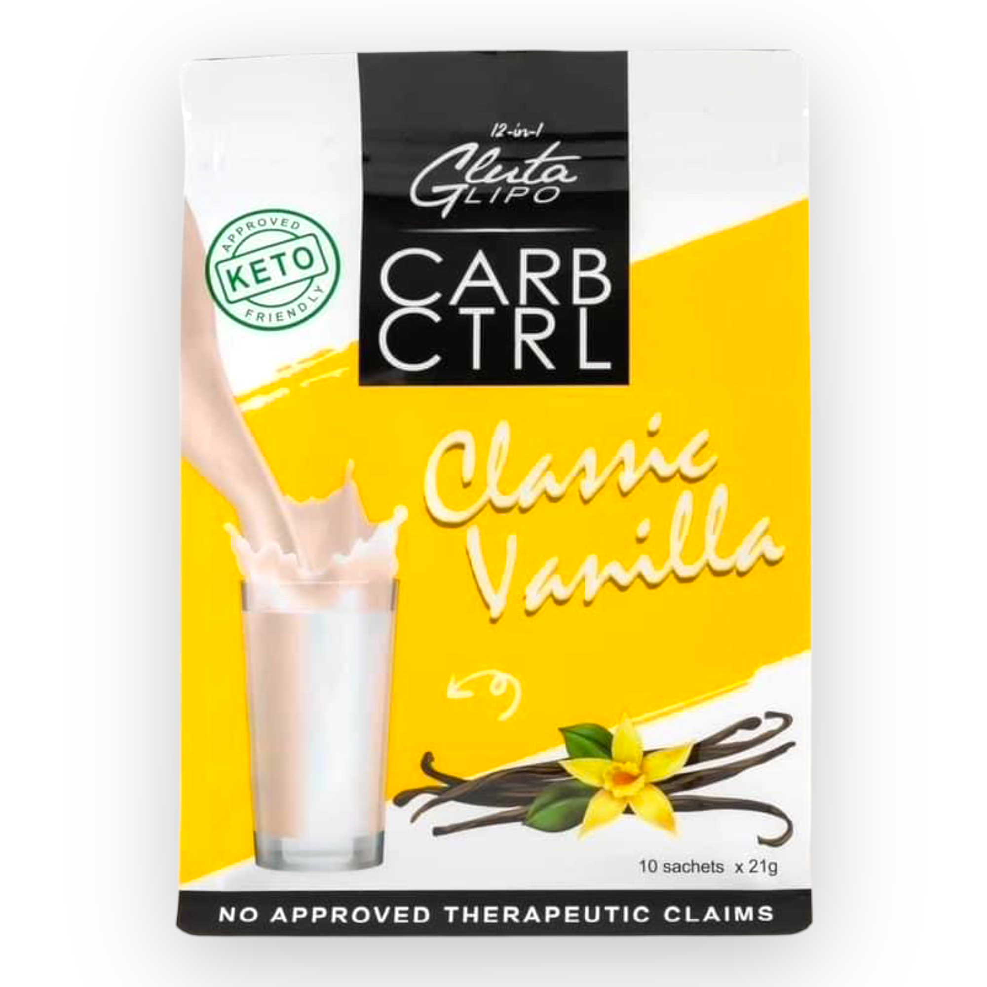 Gluta Lipo - CARB CTRL - Classic Vanilla 10 x 21g