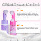 Cris Cosmetics - GLASS SKIN Facial Foaming Wash 100 ml - ( pink bottle )