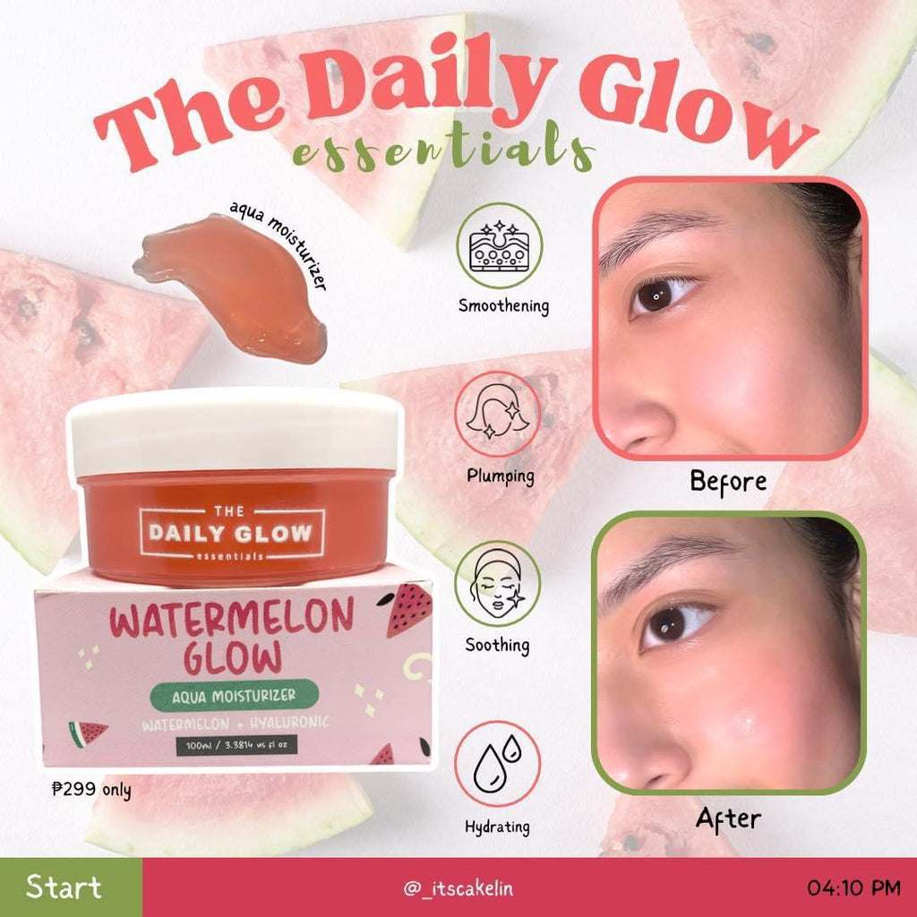 The Daily Glow - Watermelon Glow Aqua Moisturizer 100ml - My Care Kits