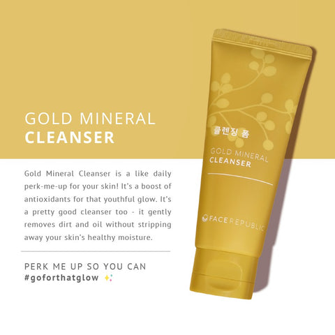 Face Republic - Gold Mineral Cleanser 100ml
