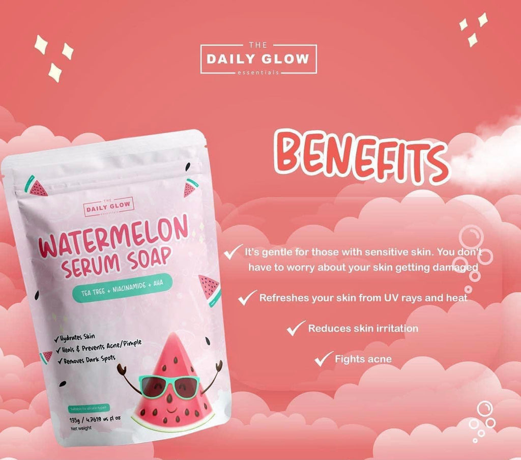 The Daily Glow - Watermelon Serum Soap 135g - My Care Kits