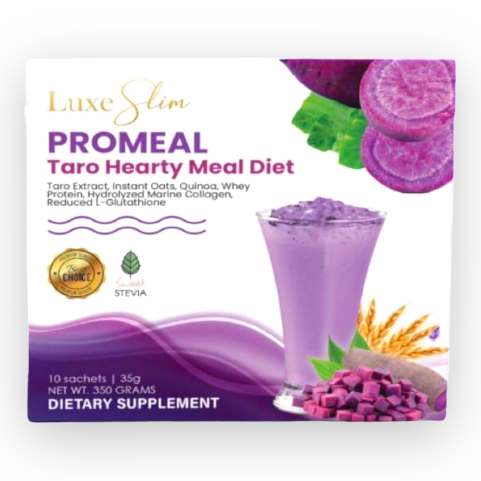 Luxe Slim - ProMeal Taro Healthy Meal Diet 35g x 10